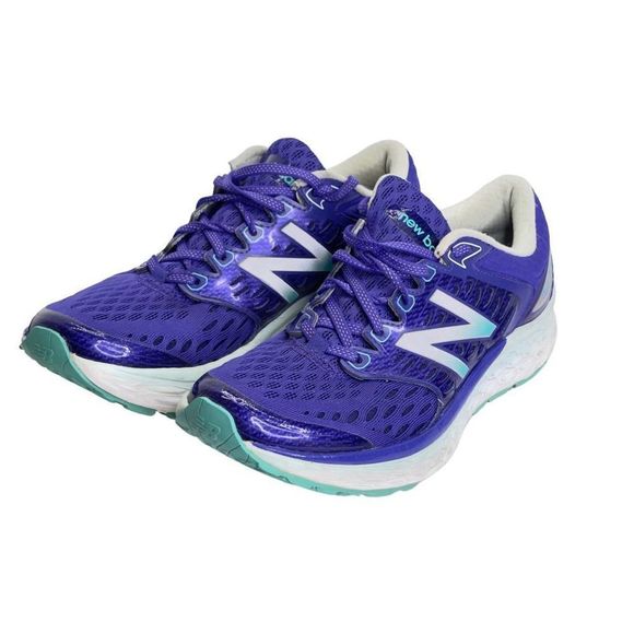 New Balance Shoes - New Balance Womens Fresh Foam 1080 V6 Running Shoes Blue W1080GB6 Mesh 9.5B